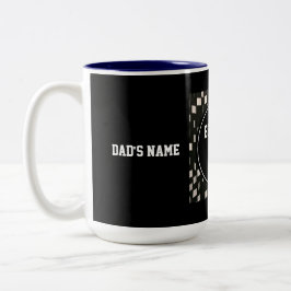 Personalisieren Sie den besten Vater je Vatertag - Zweifarbige Tasse