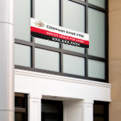 Personalisieren Sie den Bürobereich für das Leasin Banner (Äußeres Gebäude)