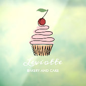 Personalisieren Sie den Cupcake Bakery Shop mit we Fensteraufkleber (Blatt 3)