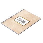 Personalisieren Sie den Designer für stilvolle Mar Notizblock (Linke Seite)