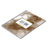 Personalisieren Sie den Designer für stilvolle Mar Notizblock (Linke Seite)