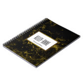 Personalisieren Sie den Designer für stilvolle Mar Notizblock (Linke Seite)