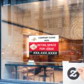 Personalisieren Sie den Einzelhandelsbereich für d Fensteraufkleber (Café-Fenster)