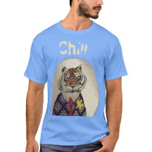 Personalisieren Sie den Fun Chill Tiger T - Shirt