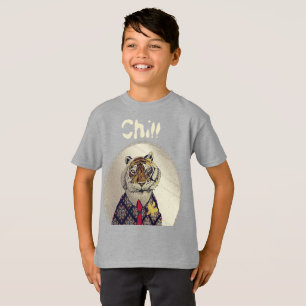 Personalisieren Sie den Fun Chill Tiger T - Shirt