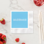 Personalisieren Sie den Geburtstagsnamen, Text bla Serviette (Beispiel)