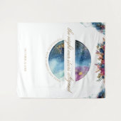 Personalisieren Sie den gesamten Text, den Hinterg Wandteppich (Vorderseite (Horizontal))