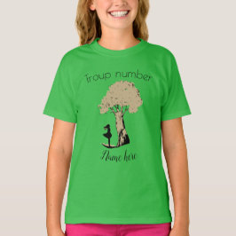 Personalisieren Sie den Girl Scout-T - Shirt