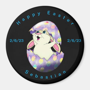 Personalisieren Sie den glücklichen Ostermagnet Magnet