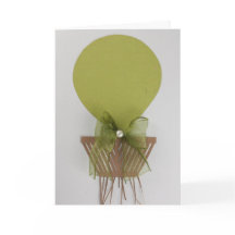 Personalisieren Sie den grünen Heißluftballon