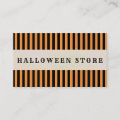 Personalisieren Sie den Halloween Store Pumpkin Pa Visitenkarte (Vorderseite)
