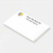 Personalisieren Sie den Heißluftballon Post-it Klebezettel (angewinkelt)