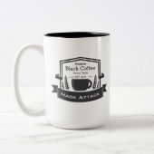 Personalisieren Sie den Hipster-Retro-Kaffee am fe Zweifarbige Tasse (Links)