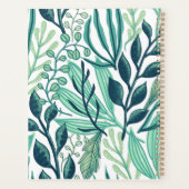 Personalisieren Sie den Hochzeitsplaner Grünes Des Planer (Rückseite)