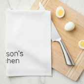 Personalisieren Sie den Individuelle Name-Familien Geschirrtuch (Viertel Falte)