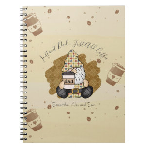 Personalisieren Sie den Kaffee Lover Vater   VINTA Notizblock