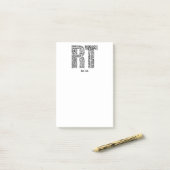 Personalisieren Sie den Krassen Technologie-RT-Rad Post-it Klebezettel (Auf Schreibtisch)