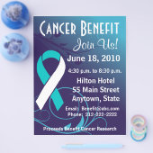 Personalisieren Sie den Krebsvorteil - Hautkrebsfl Flyer (Einzeln)