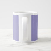 Personalisieren Sie den Lavender mit Namen Jumbo-Tasse (Rückseite)