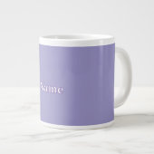 Personalisieren Sie den Lavender mit Namen Jumbo-Tasse (Vorderseite Rechts)