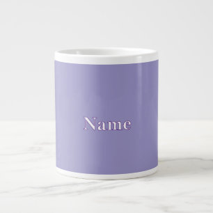 Personalisieren Sie den Lavender mit Namen Jumbo-Tasse
