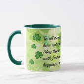 Personalisieren Sie den Leprechaun-Kaffee am St. P Tasse (Links)