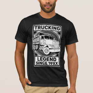 Personalisieren Sie den LKW-Legend-Dump Truck-Fahr T-Shirt