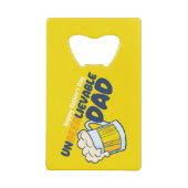 Personalisieren Sie den lustigen, unbewohnbaren Va Geldbeutel Flaschenöffner (Vorderseite)