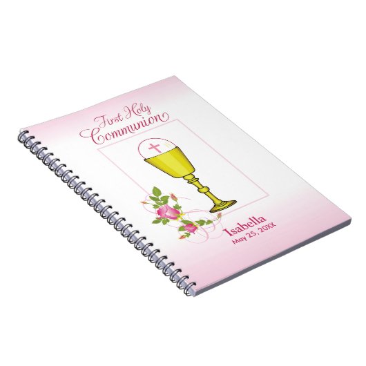 Personalisieren Sie den Mädchennamen Rosa erste he Notizblock (Rechte Seite)