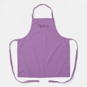 Personalisieren Sie den NAME Monogramm-Lavendel sc Schürze (Vorderseite)