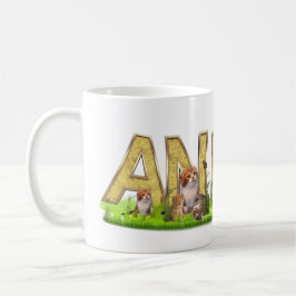 Personalisieren Sie den Namen Ann, Annie, Ben, ... Kaffeetasse