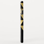 Personalisieren Sie den Namen Chic Black Imitats G Case-Mate iPhone Hülle (Hinten/Rechts)