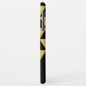 Personalisieren Sie den Namen Chic Black Imitats G Case-Mate iPhone Hülle (Hinten/Links)