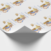 Personalisieren Sie den Namen des Kindes Peter 1.  Geschenkpapier (Ecke)