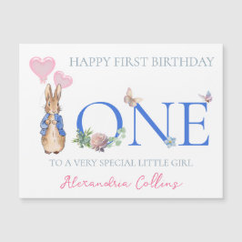 Personalisieren Sie den Namen des Kindes Peter 1.  Magnetkarte