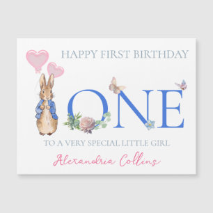 Personalisieren Sie den Namen des Kindes Peter 1.  Magnetkarte