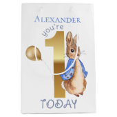 Personalisieren Sie den Namen des Kindes Peter 1. Mittlere Geschenktüte (Vorderseite)