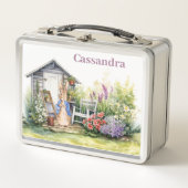 Personalisieren Sie den Namen des Kindes Peter des Metall Brotdose (Vorderseite)