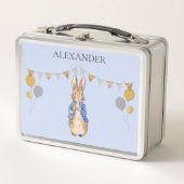 Personalisieren Sie den Namen des Kindes Peter des Metall Brotdose (Vorderseite)