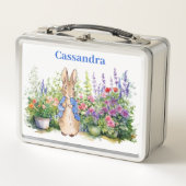 Personalisieren Sie den Namen des Kindes Peter des Metall Brotdose (Vorderseite)