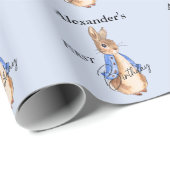 Personalisieren Sie den Namen des Kindes Peter Fir Geschenkpapier (Rolleneckpunkt)