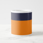 Personalisieren Sie den Namen des Orange- und Mari Jumbo-Tasse (Vorderseite)