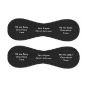 Personalisieren Sie den Namen Ich Baby noch einmal Baseball (Paneele)