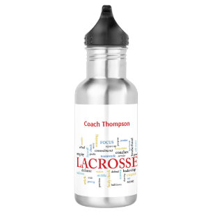 Personalisieren Sie den Namen Lacrosse Coach mithi Edelstahlflasche