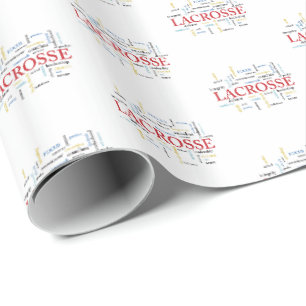 Personalisieren Sie den Namen Lacrosse Coach mithi Geschenkpapier