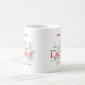 Personalisieren Sie den Namen Lacrosse Coach mithi Kaffeetasse (Mittel)