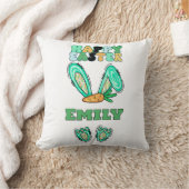 Personalisieren Sie den Namen Niedlich Ostersonne Kissen (Decke)