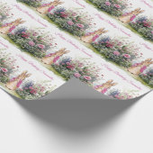 Personalisieren Sie den Namen Peter der Rabbit Pin Geschenkpapier (Ecke)