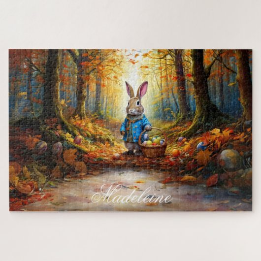 Personalisieren Sie den Namen Peter Oaster Eggs Ba Puzzle (Horizontal)