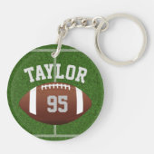 Personalisieren Sie den Namen und die Nummer Ihres Schlüsselanhänger (Rückseite)